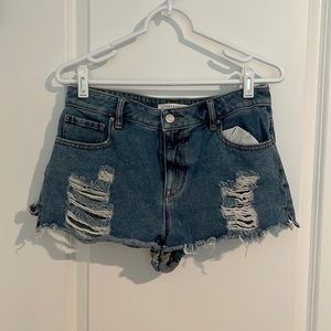 Pacsun high rise festival shorts‎ size 28